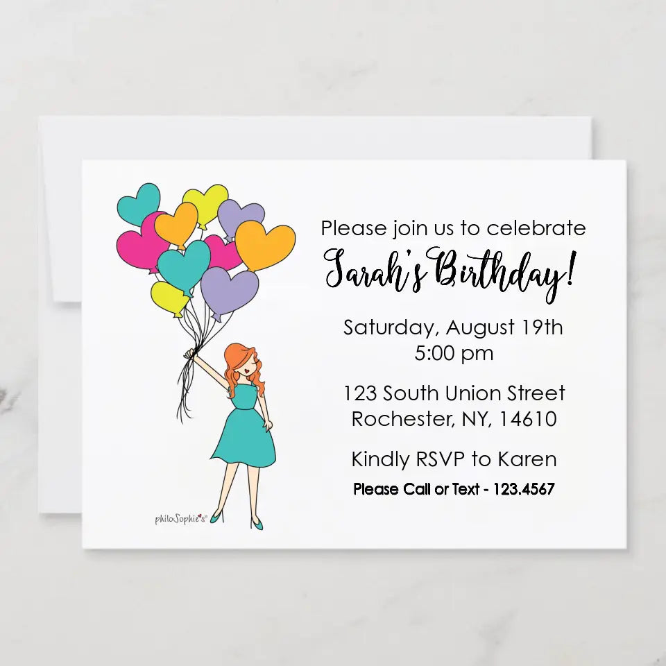 Invitation - Birthday