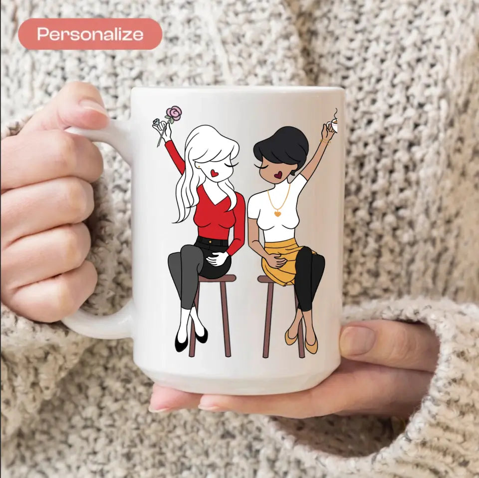 Ceramic Mug - Friends, Sisters