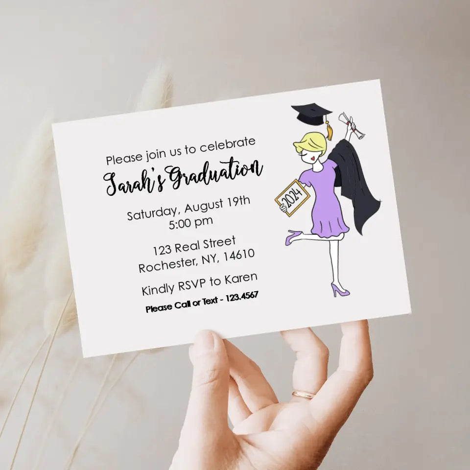 Personalized Invitation - Graduation