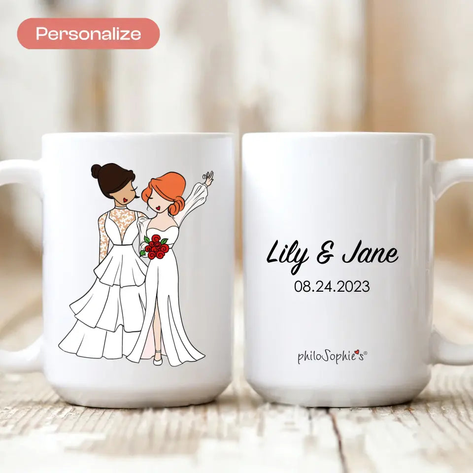 Ceramic Mugs - Brides, Wedding