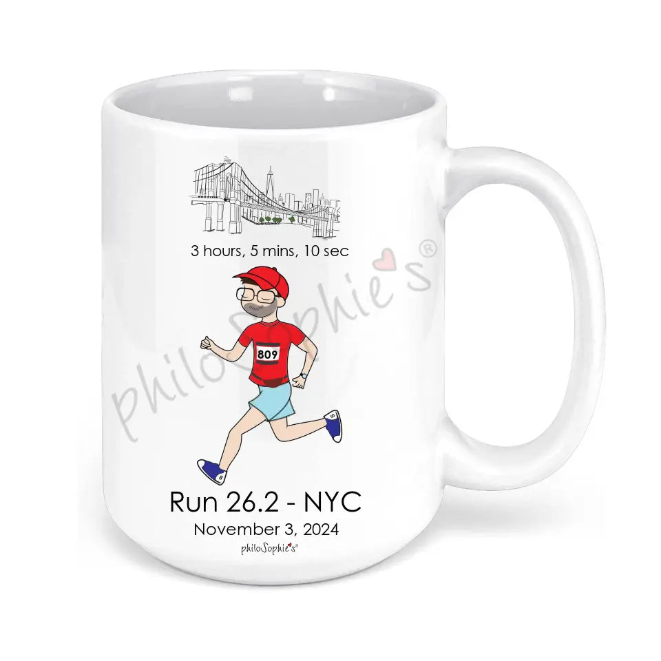 Ceramic Mug - Male NYC Marathon
