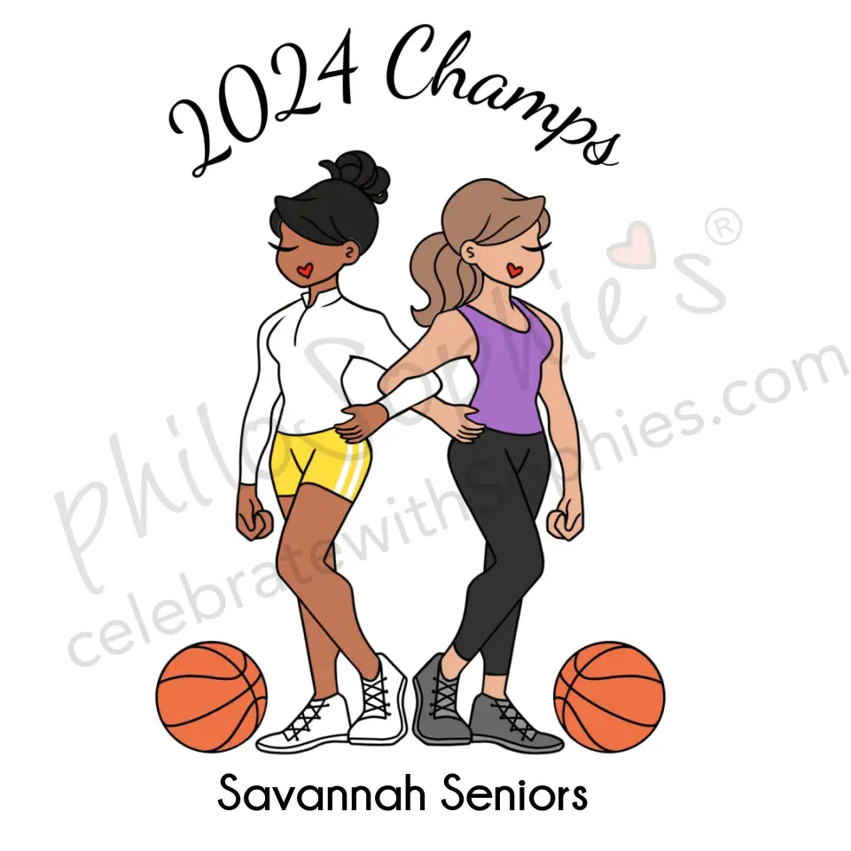 Personalized Tumbler - Basketball Friends