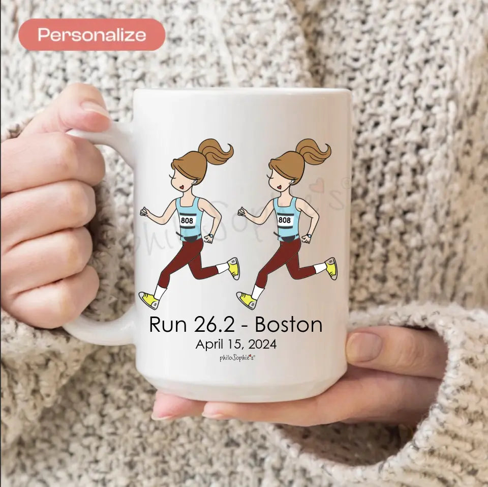 Ceramic Mug - Marathon Runner Friends