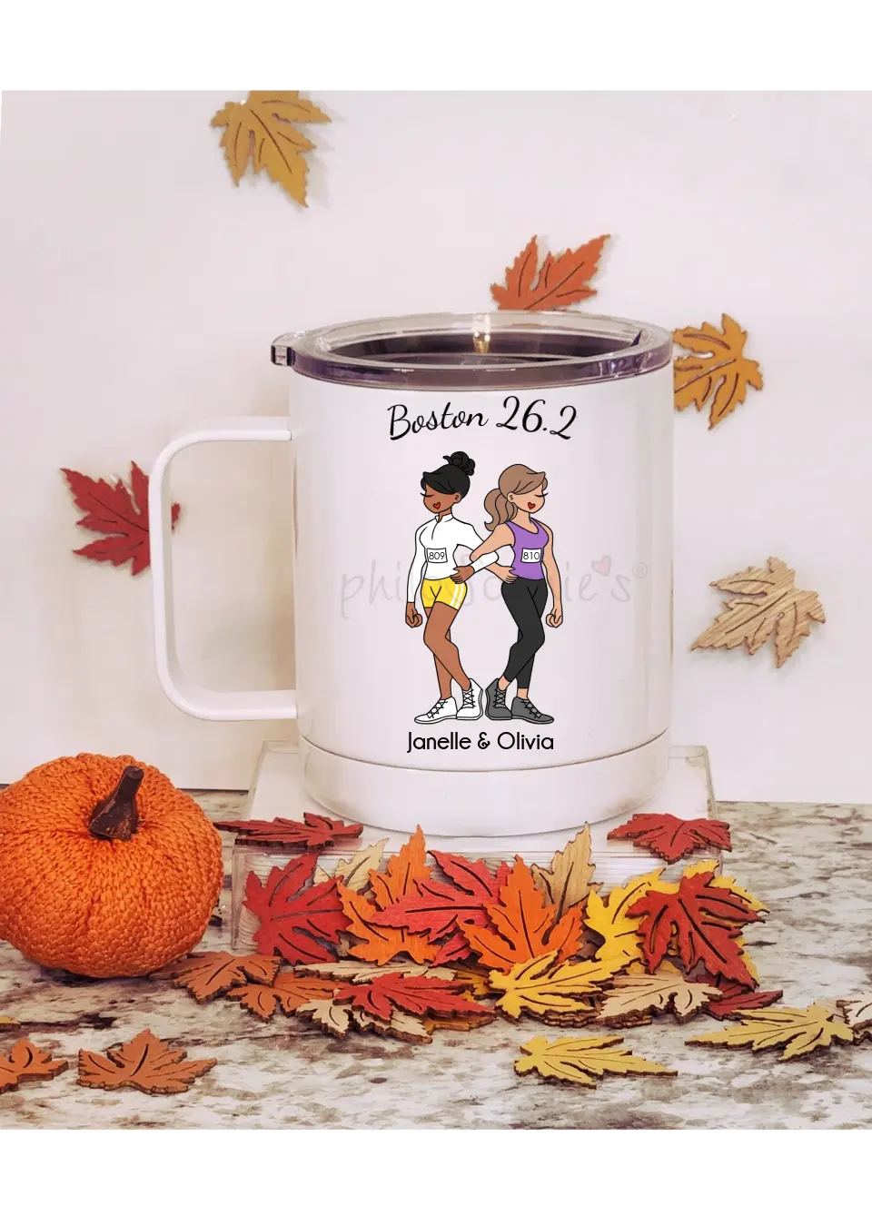 Travel Mug ~ Personalized Marathon Friends