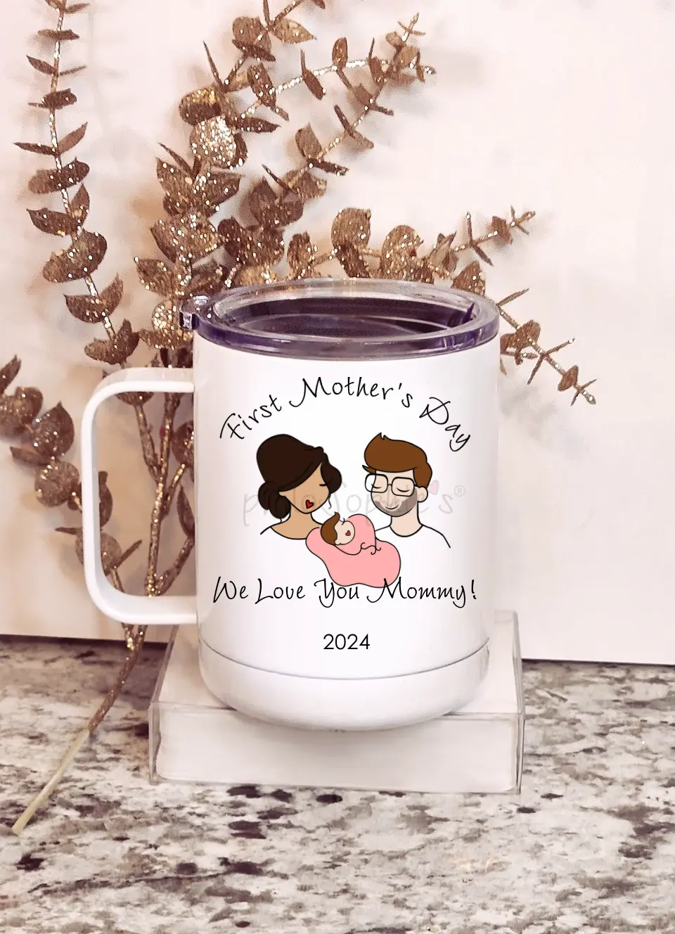 Travel Mug- New Parents, Mommy and Daddy