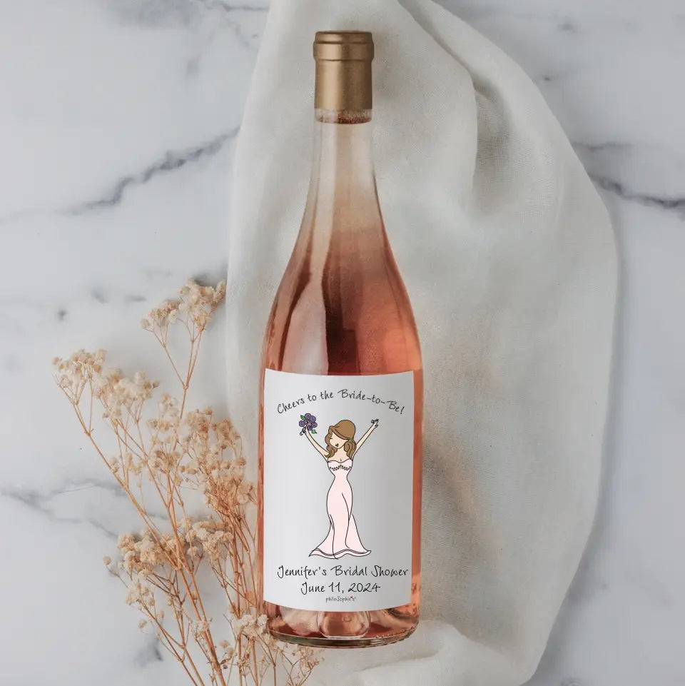 Wine Label -  Bride to Be