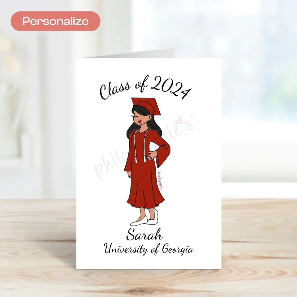 Personalized Card - Graduation Congratulations philoSophie's Personalized Card - Graduation Congratulations philoSophie's