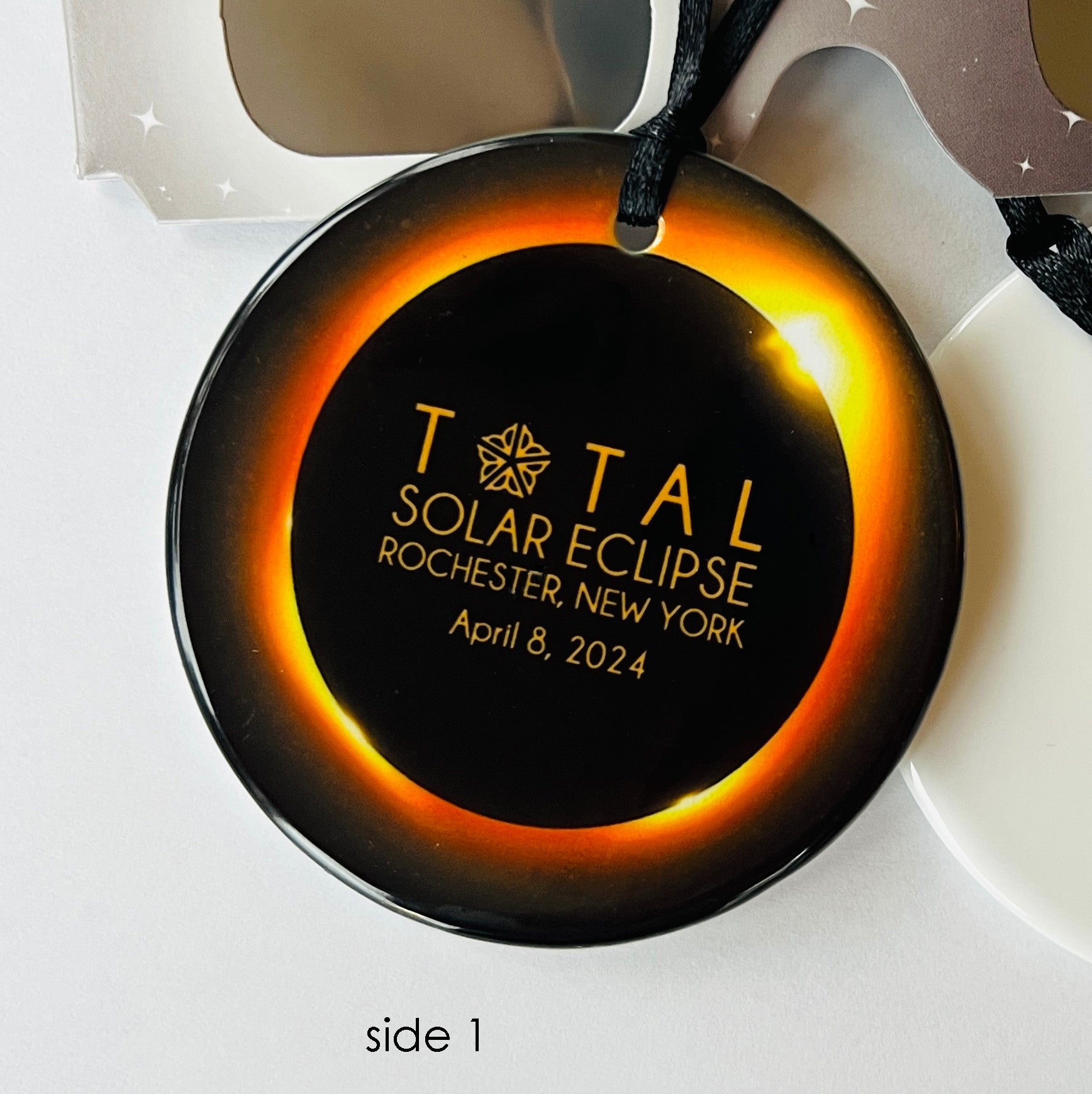 Total Solar Eclipse Rochester, NY Logo Mug & Ornament Bundle