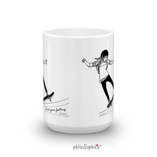 Find your footing - inspirational mug - philoSophie's®