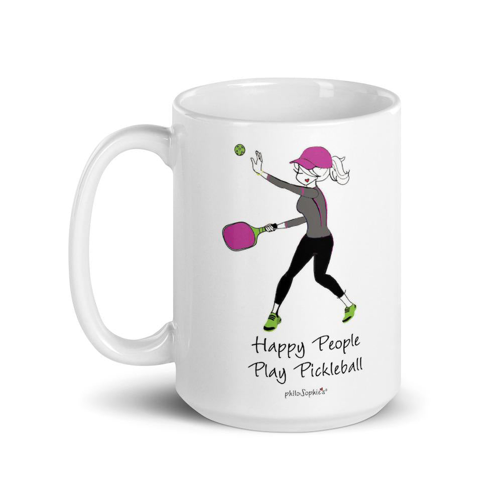 Inspirational Ceramic Mug - Play Pickleball