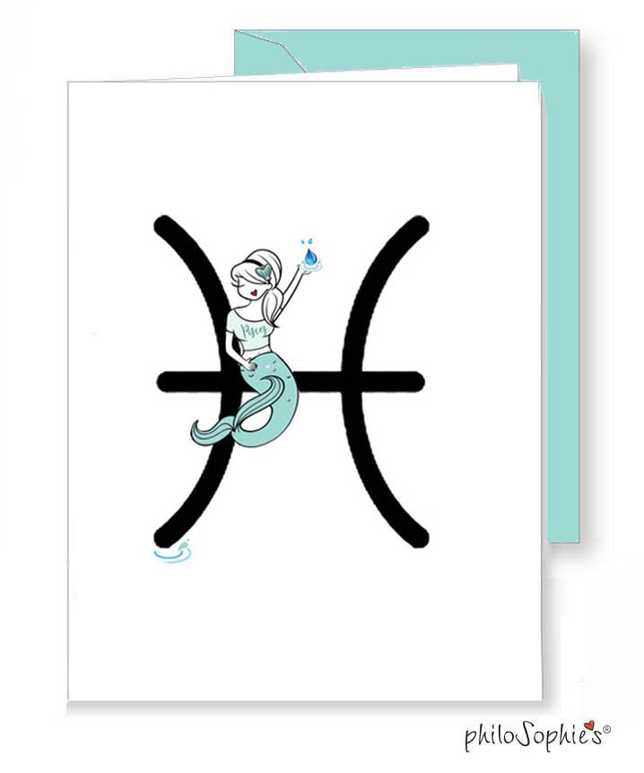 Zodiac: Pisces Greeting Card