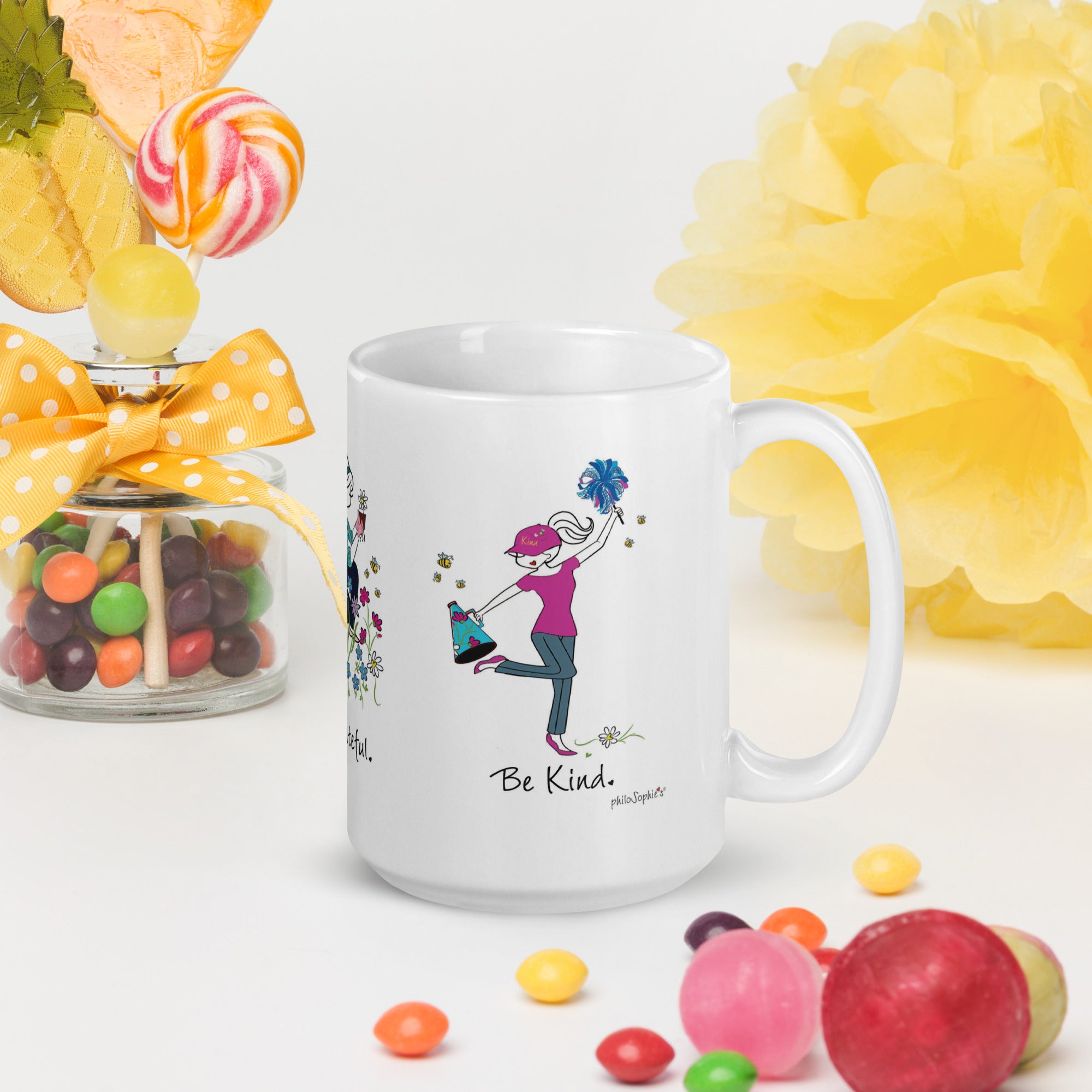Inspirational Ceramic Mug - Happiness
