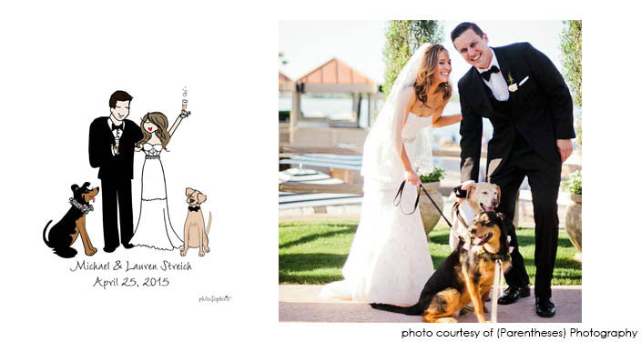 6 easy ways to include your dog in your wedding