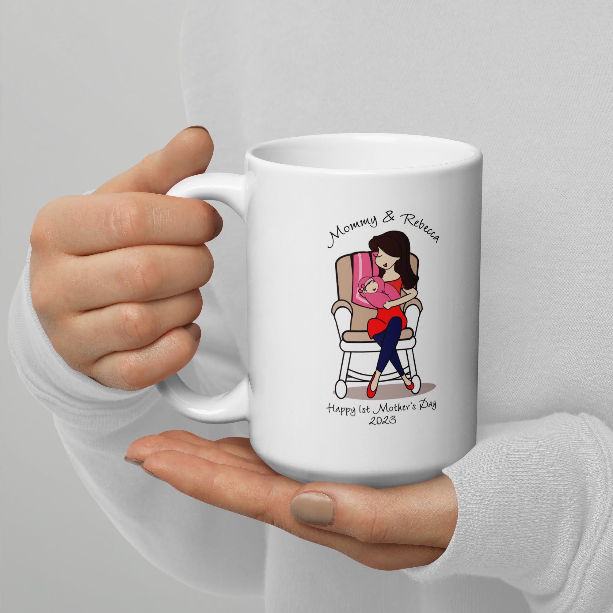 Personalized First Mother's Day Mug