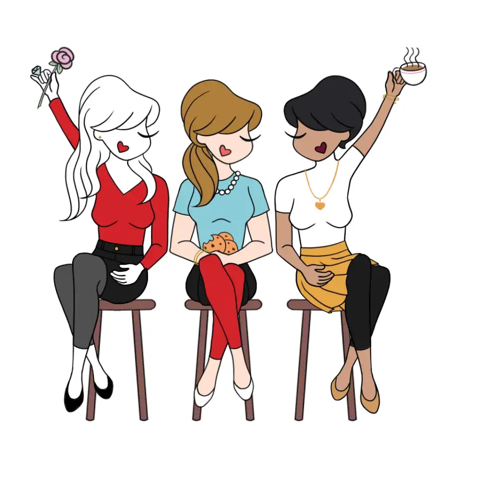 Ceramic Mug - 3 Friends, Sisters