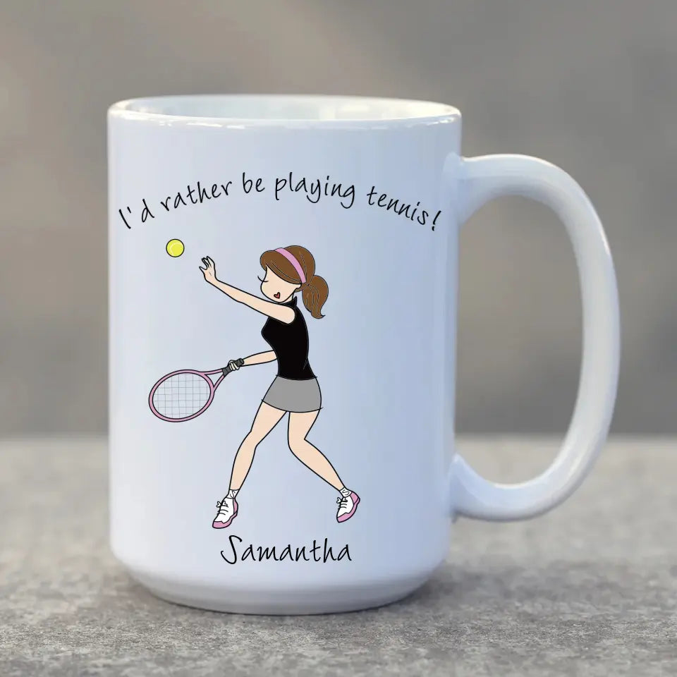 Ceramic Mug - Tennis