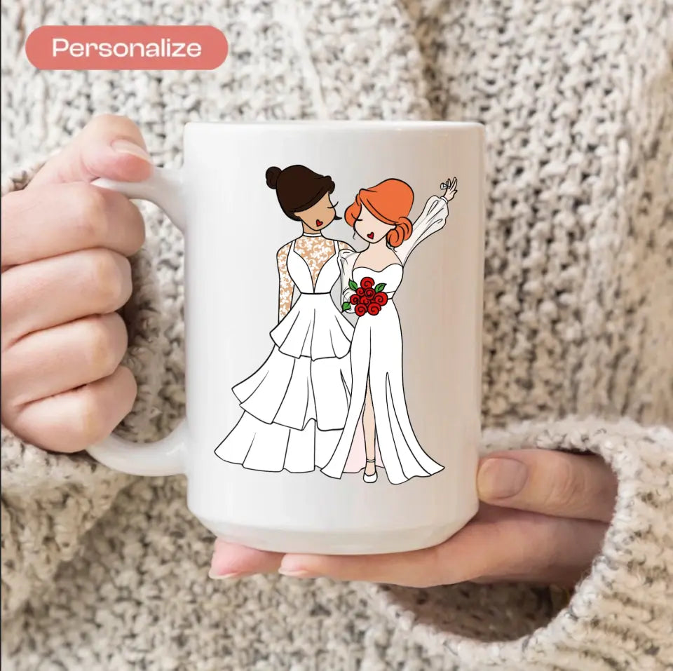 Ceramic Mugs - Brides, Wedding