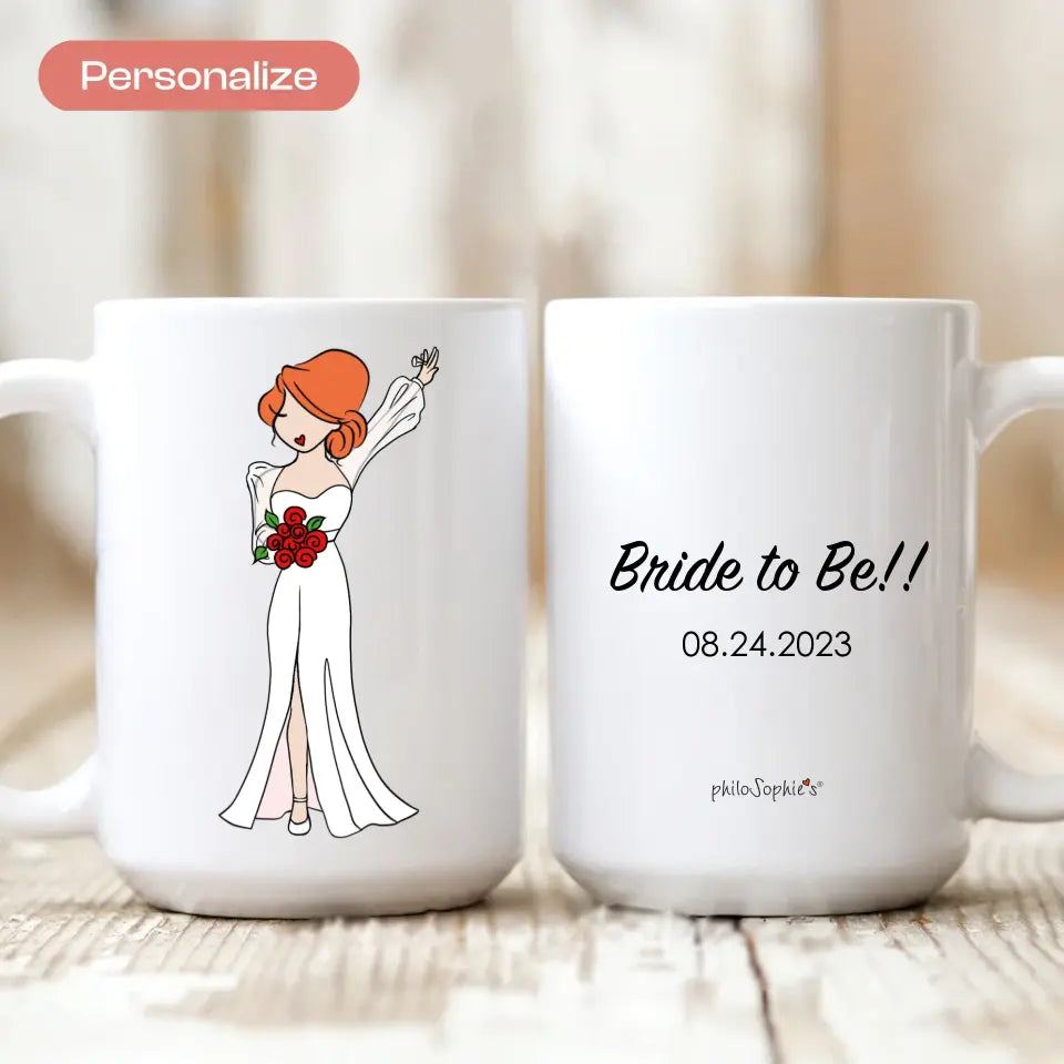 Ceramic Mug - Bridal, Bride