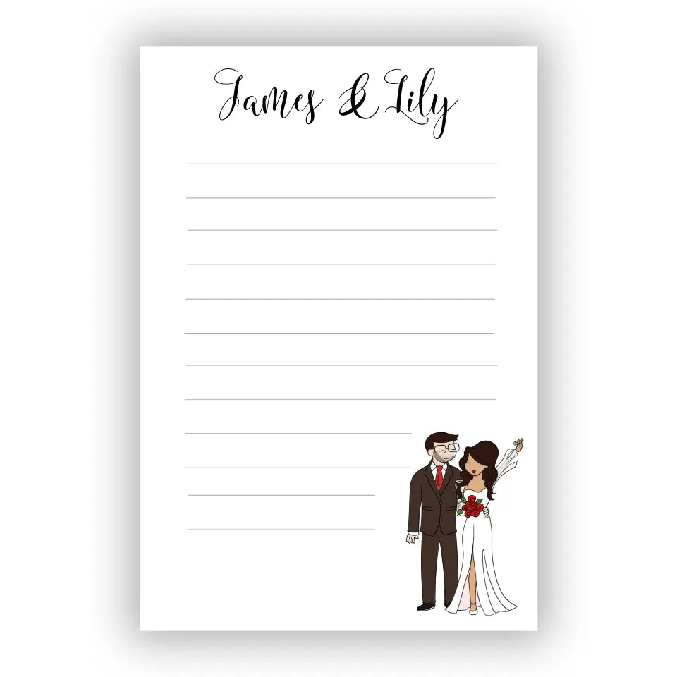 Quick Notes - Wedding Couple