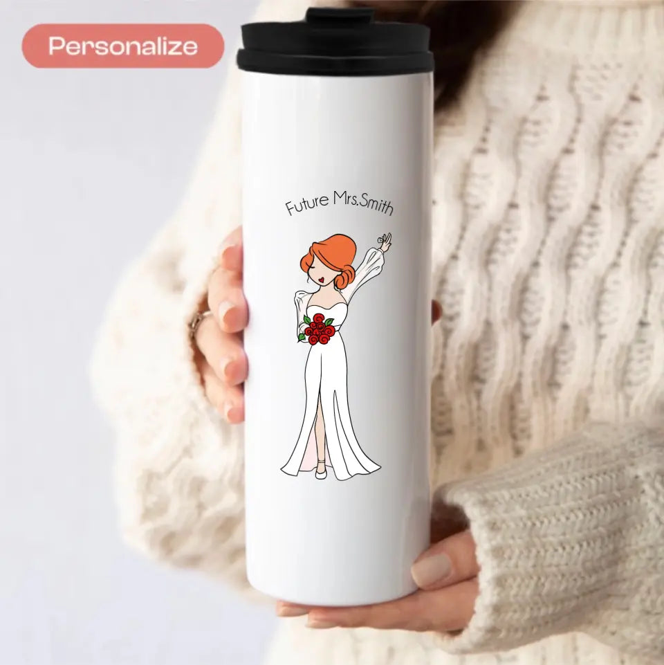 Gift Bundle - Bride Tumbler, Quick Notes and Greeting Card