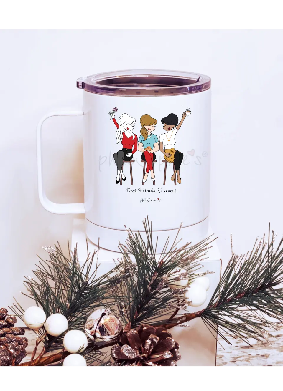 Travel Mug - 3 Friends/Sisters