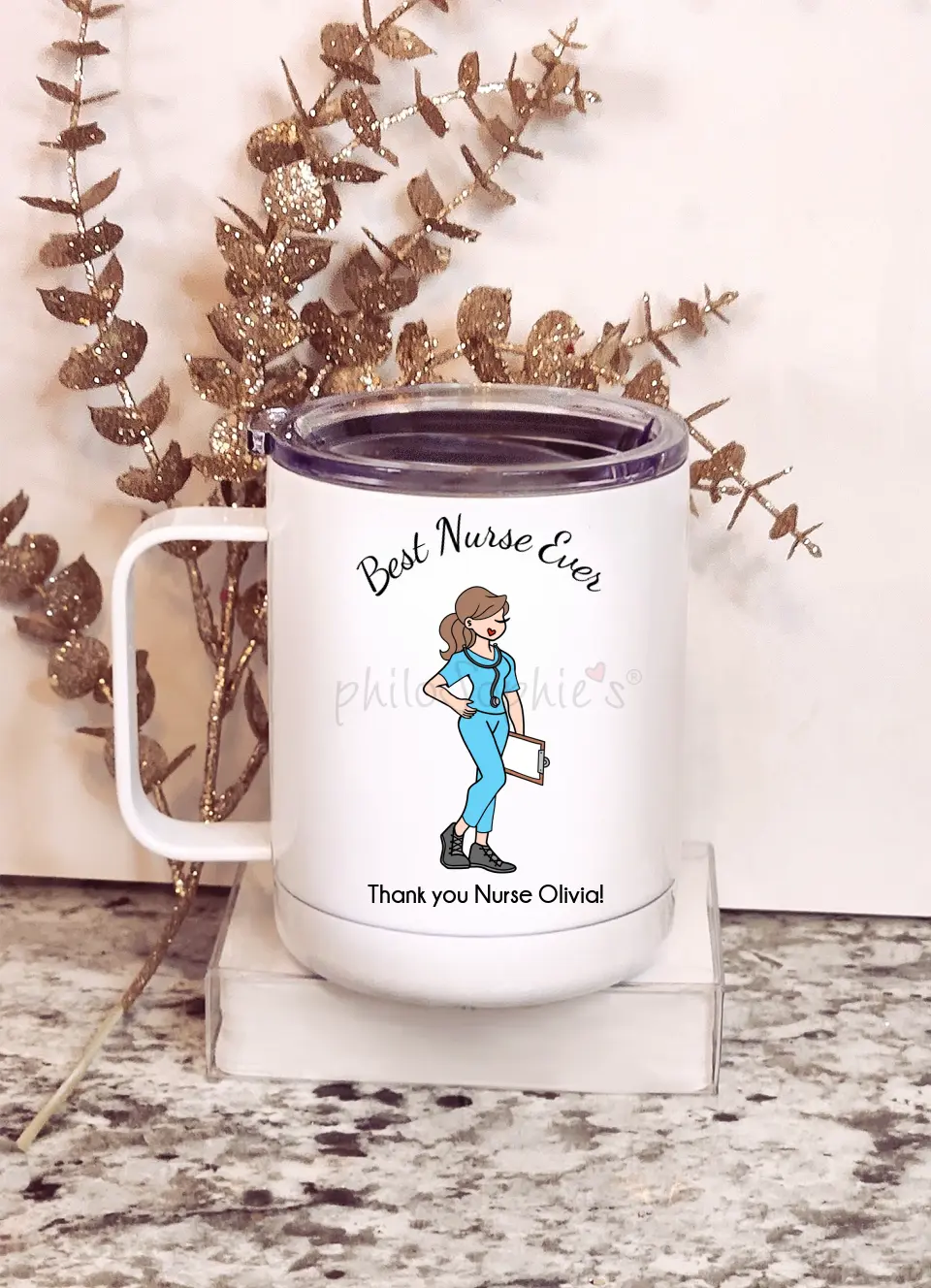 Personalized Travel Mug ~ Nurse