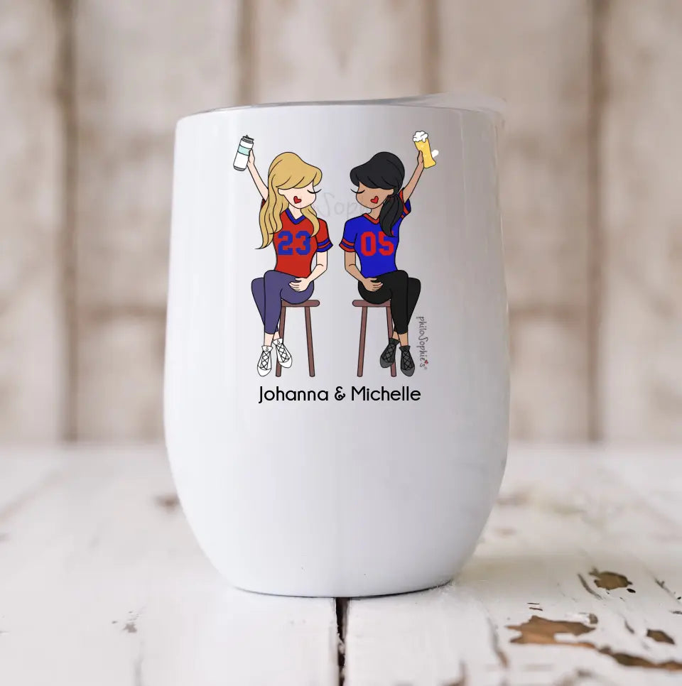Personalized Wine Tumbler ~ #1 Fans