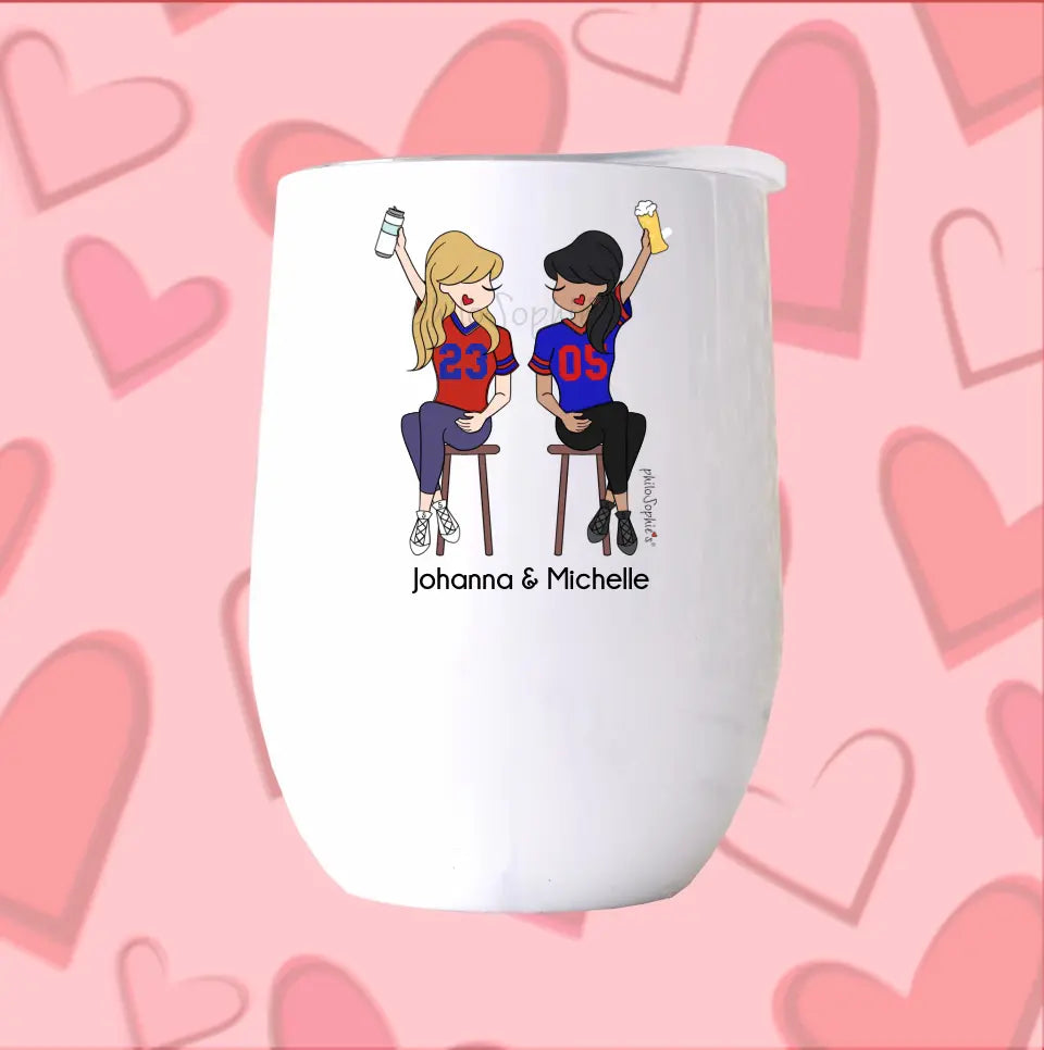Personalized Wine Tumbler ~ #1 Fans