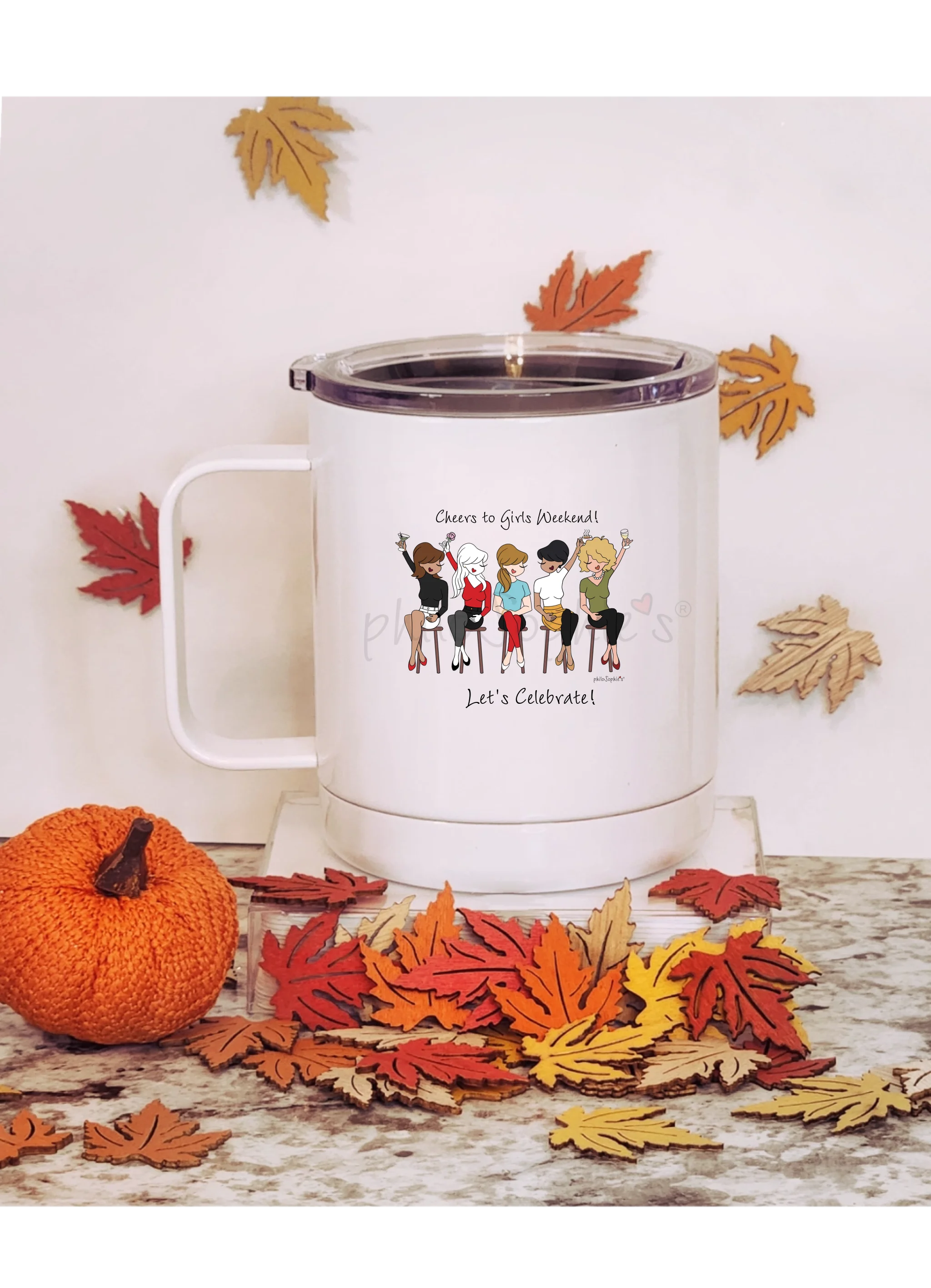 Travel Mug -2+ Friends/Sisters