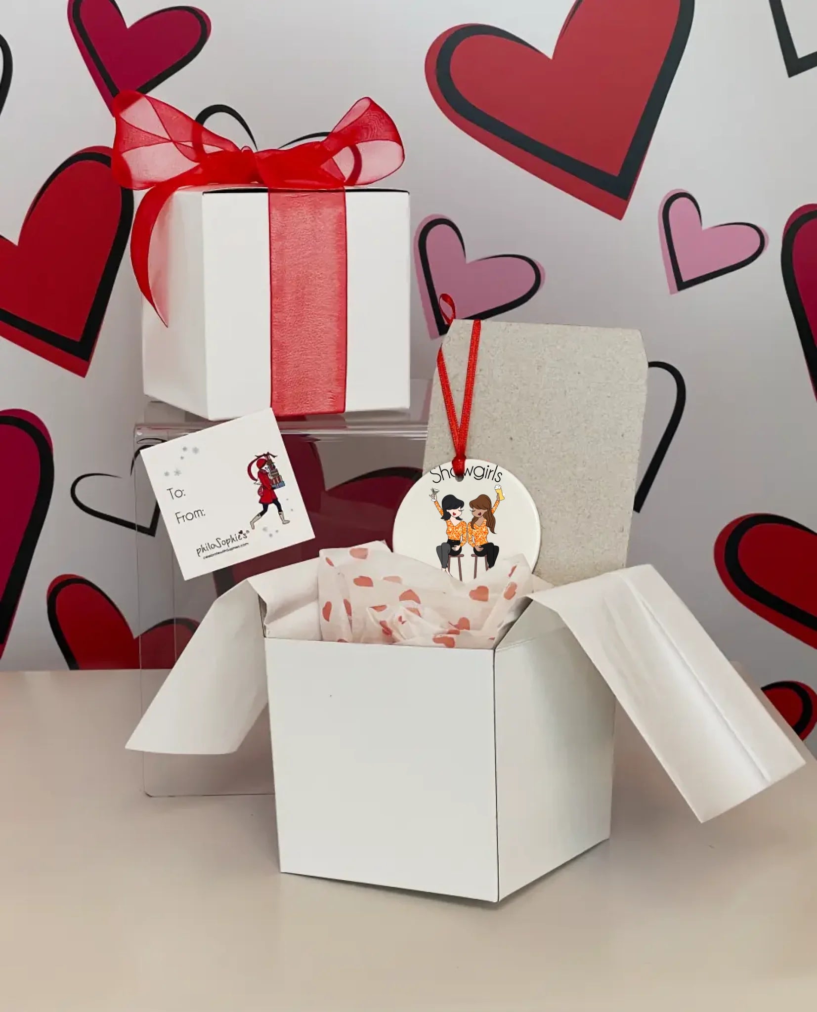 Personalized Porcelain Ornament - Showgirls