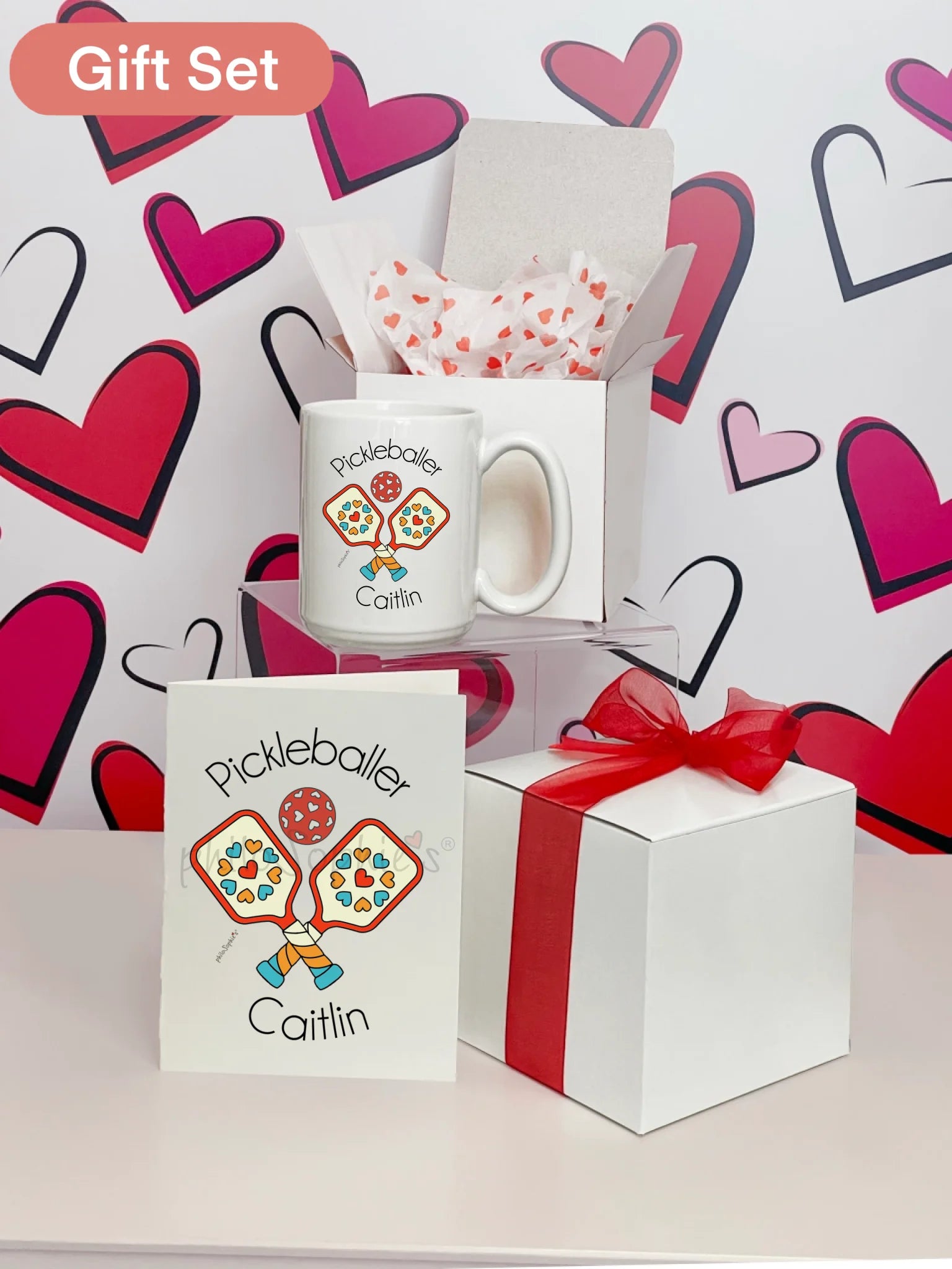 Personalized Ceramic Mug - Pickleball  Paddles