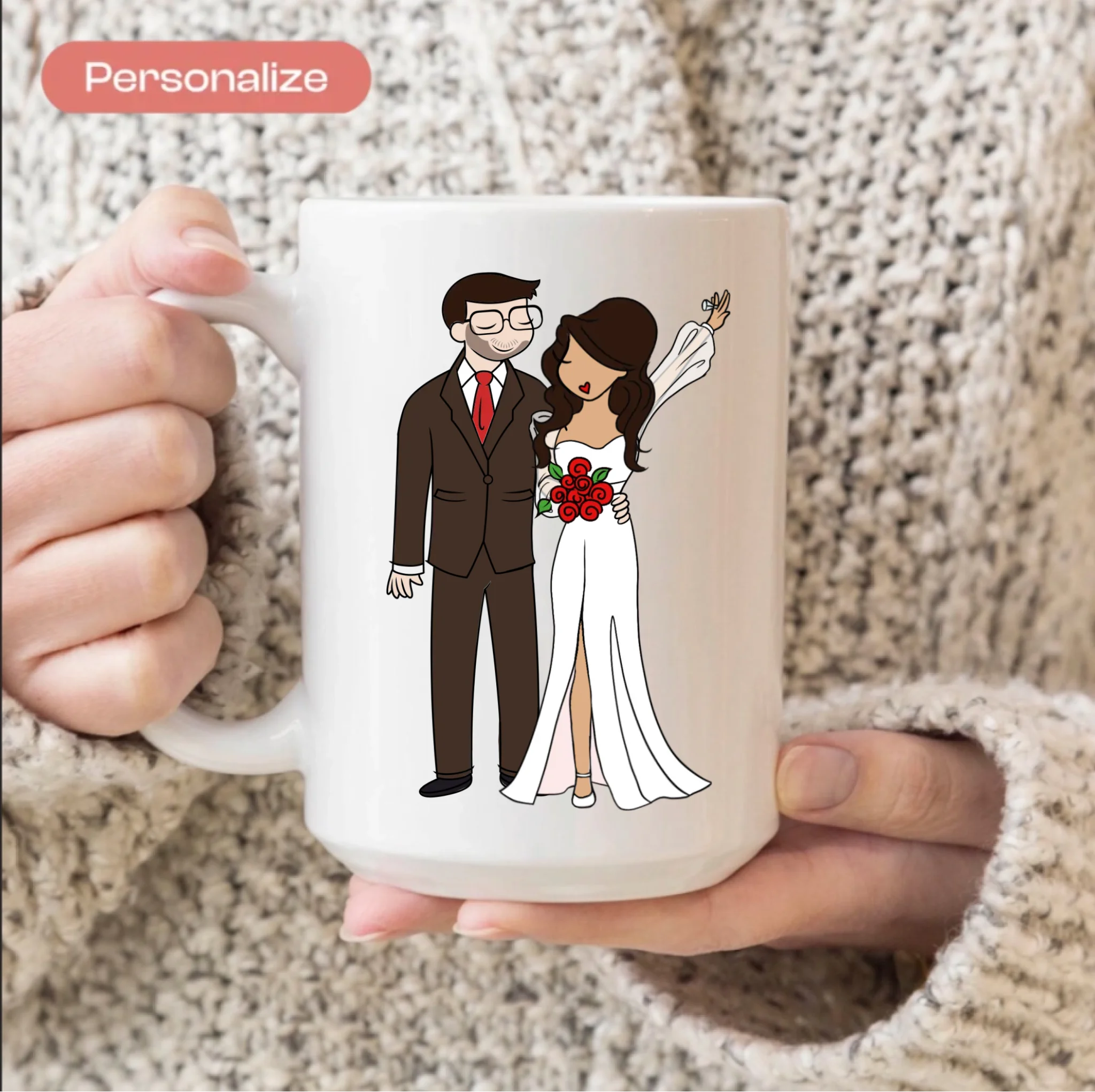 Ceramic Mug - Wedding Couple