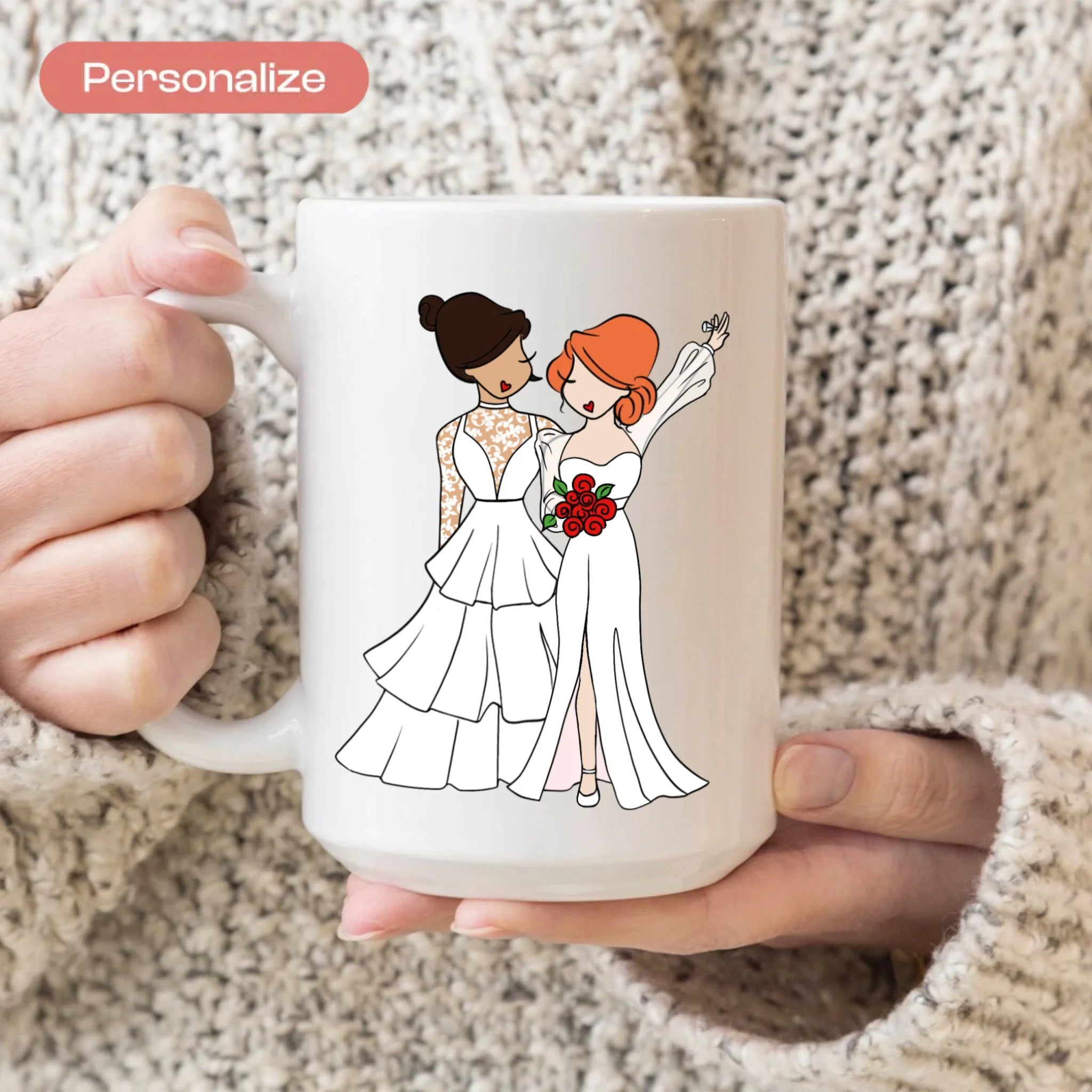 Ceramic Mugs - Brides, Wedding