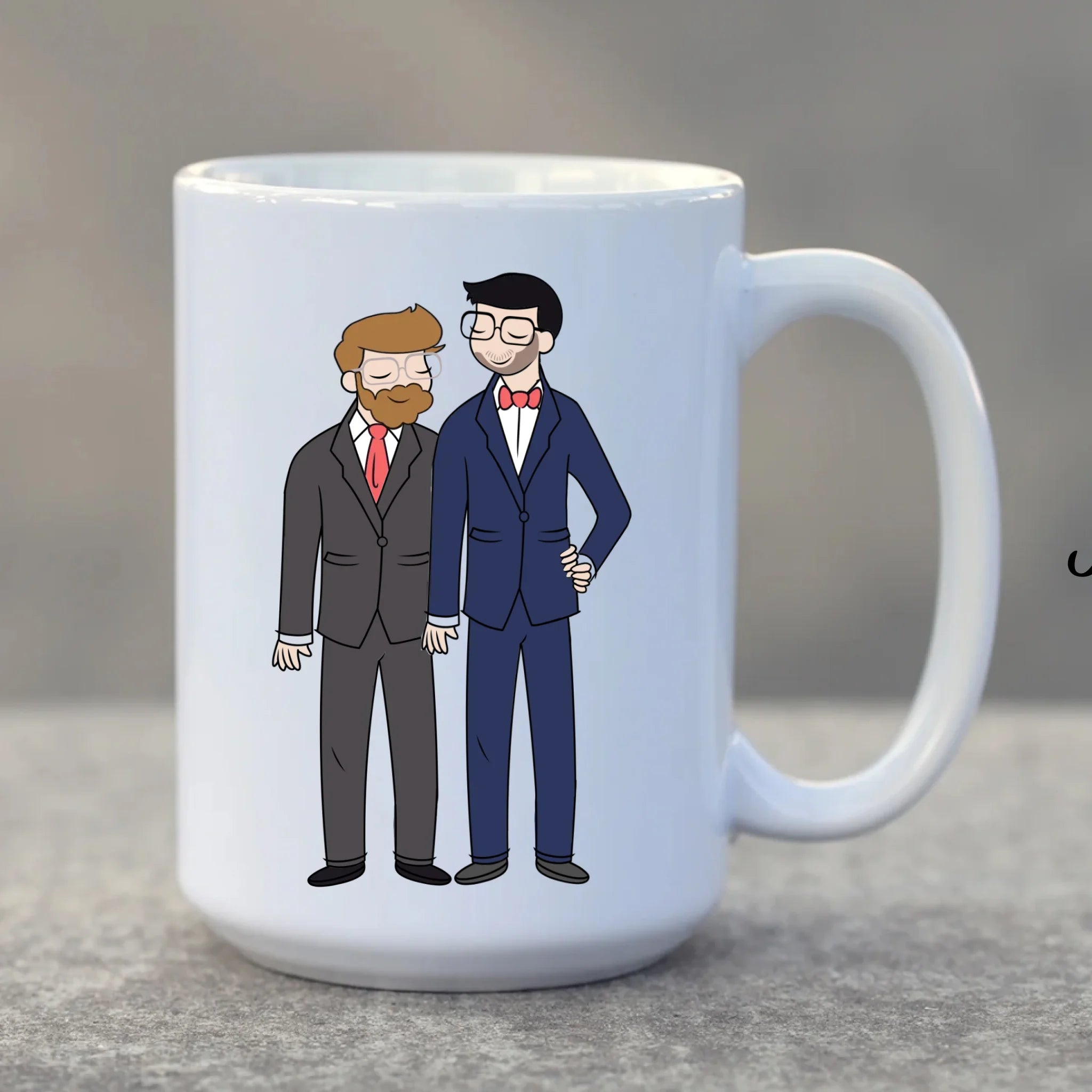 Ceramic Mugs - Grooms, Wedding