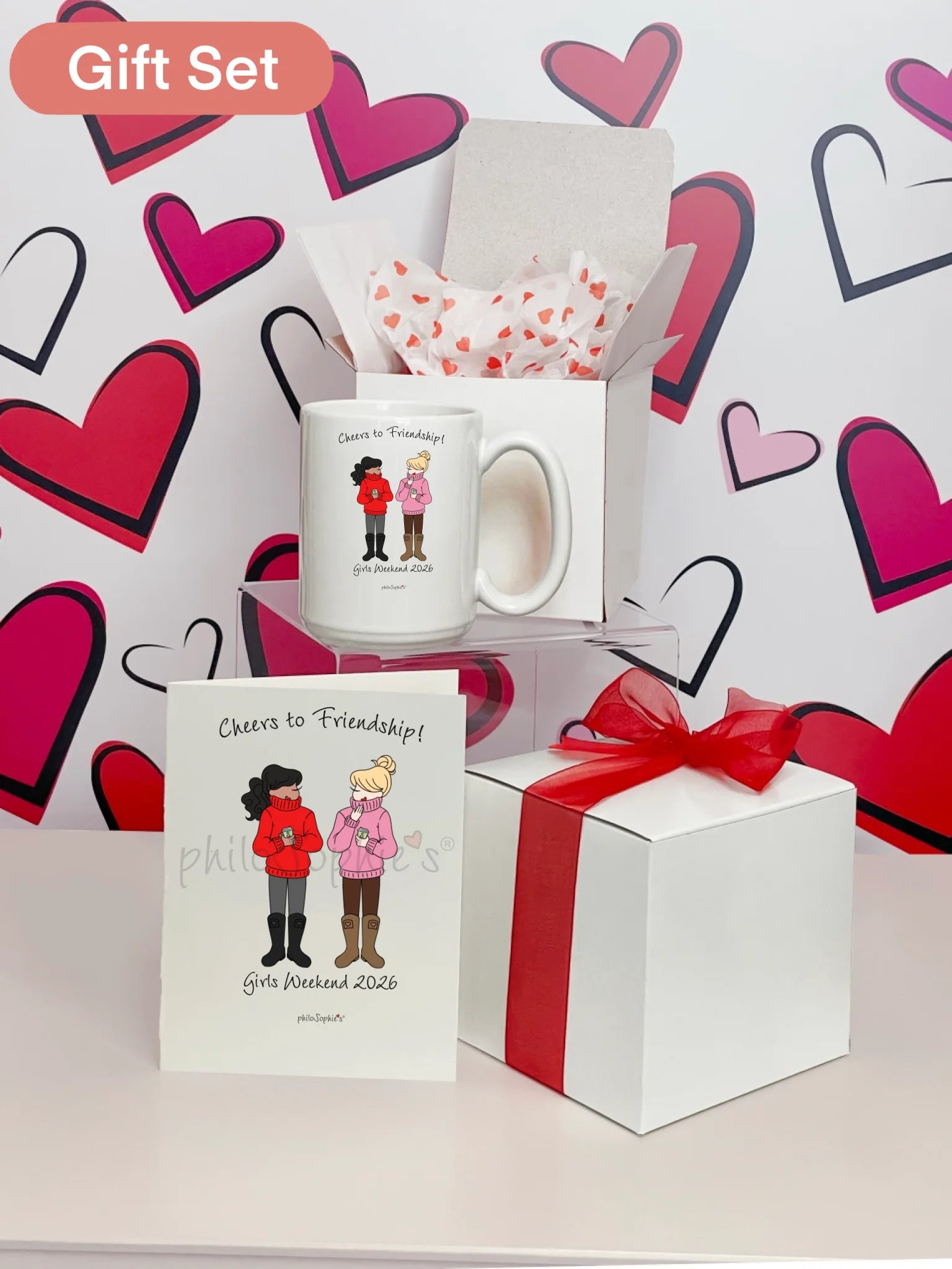 Personalized Ceramic Mug - Coffee & Friendship