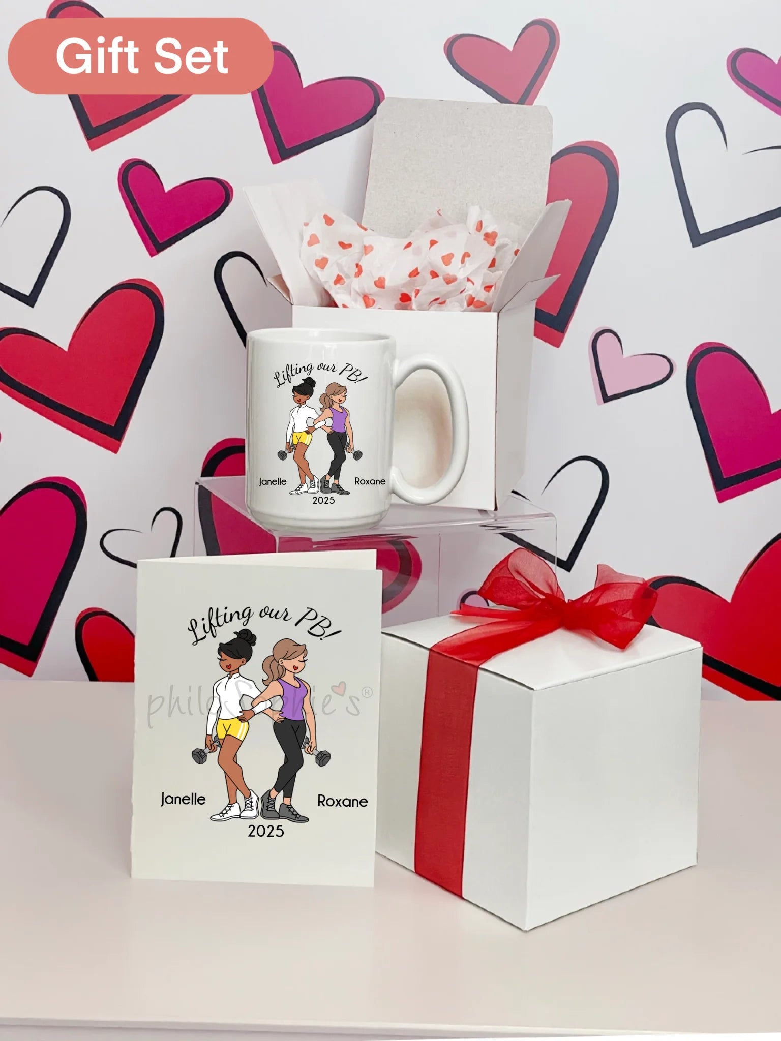 Ceramic Mug - Weight Lifting Friends - philoSophie's®