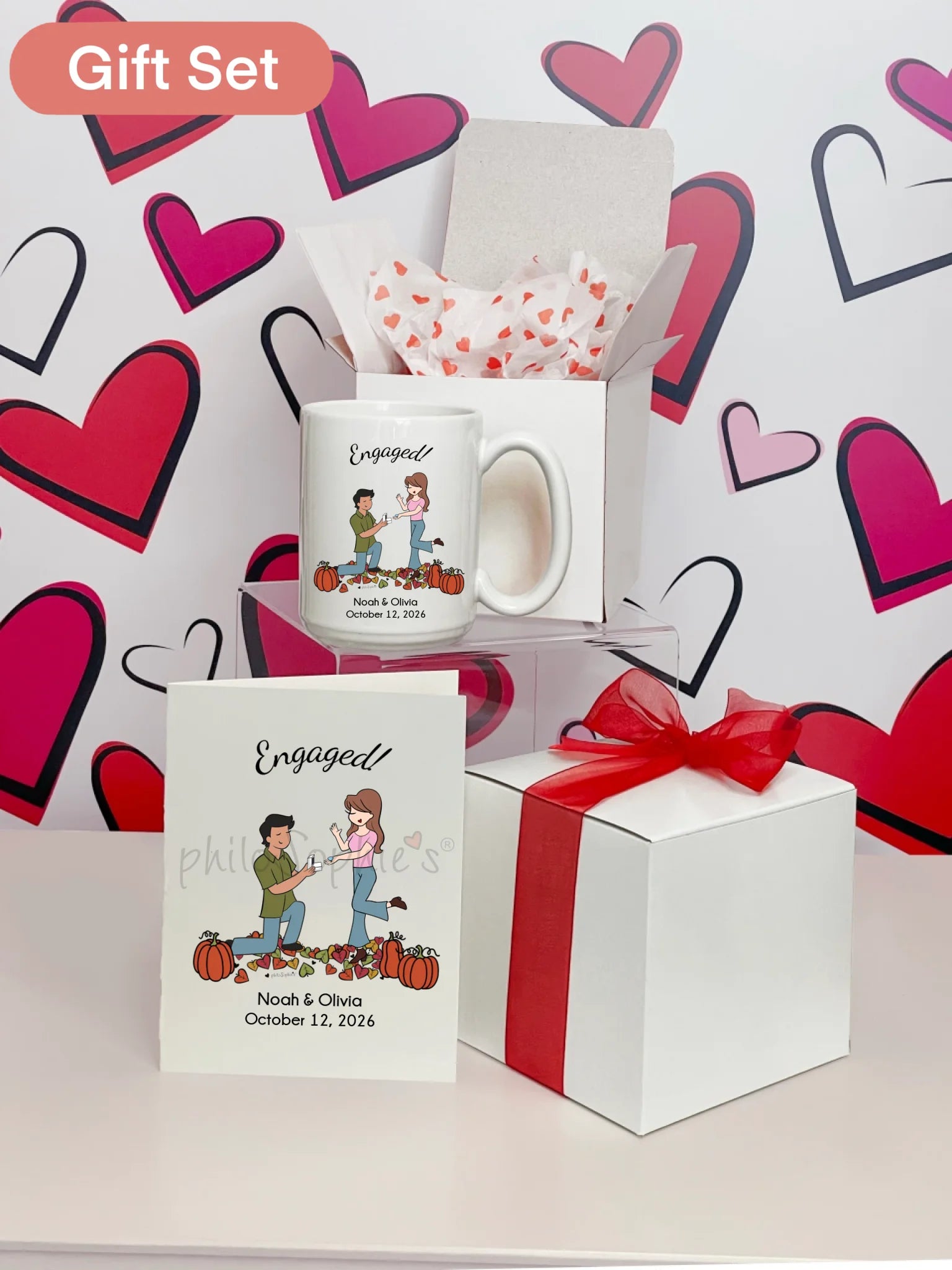 Ceramic Mug - Engagement Pumpkin Patch - philoSophie's®