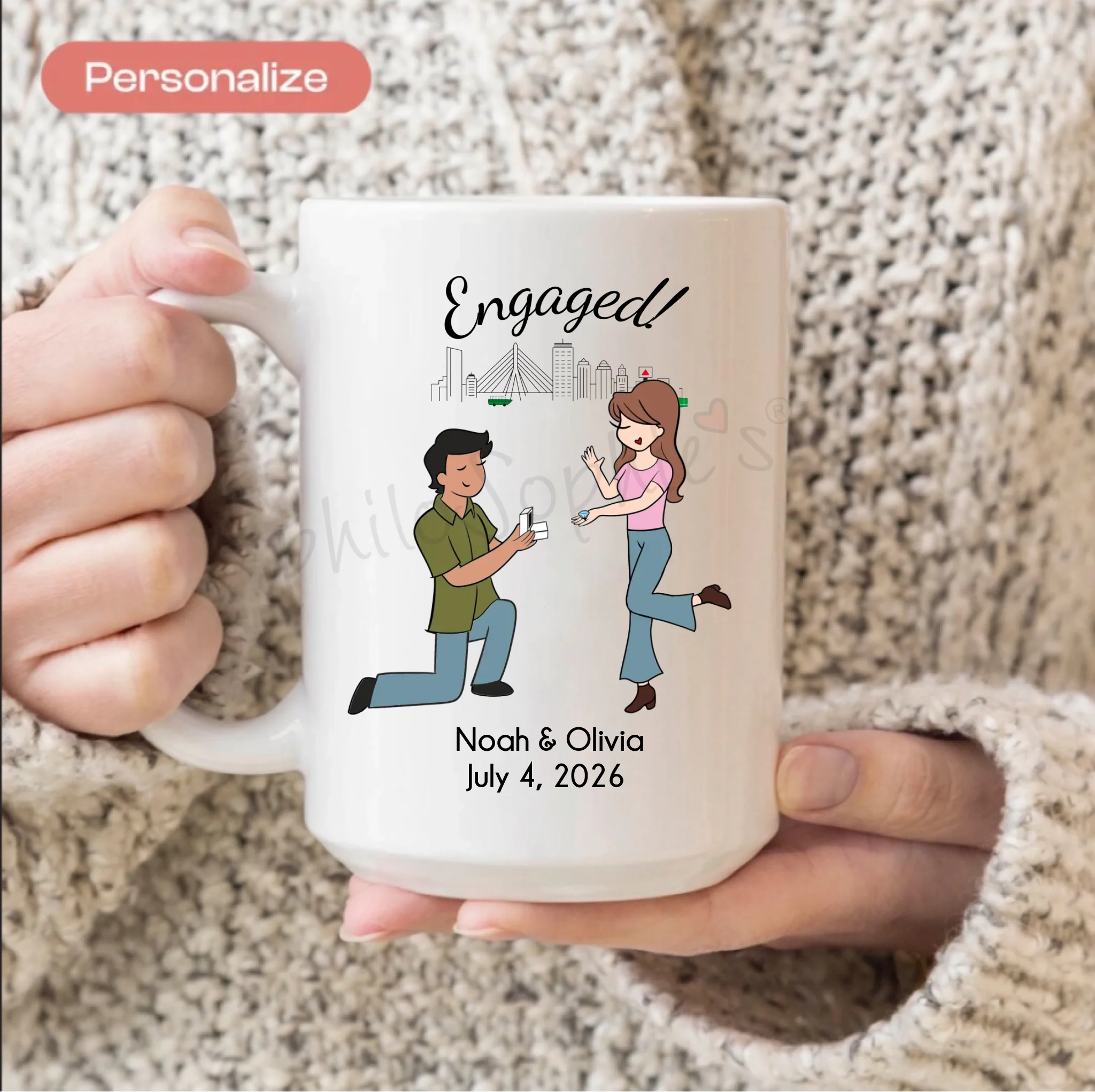 Ceramic Mug - Boston Engagement - philoSophie's®