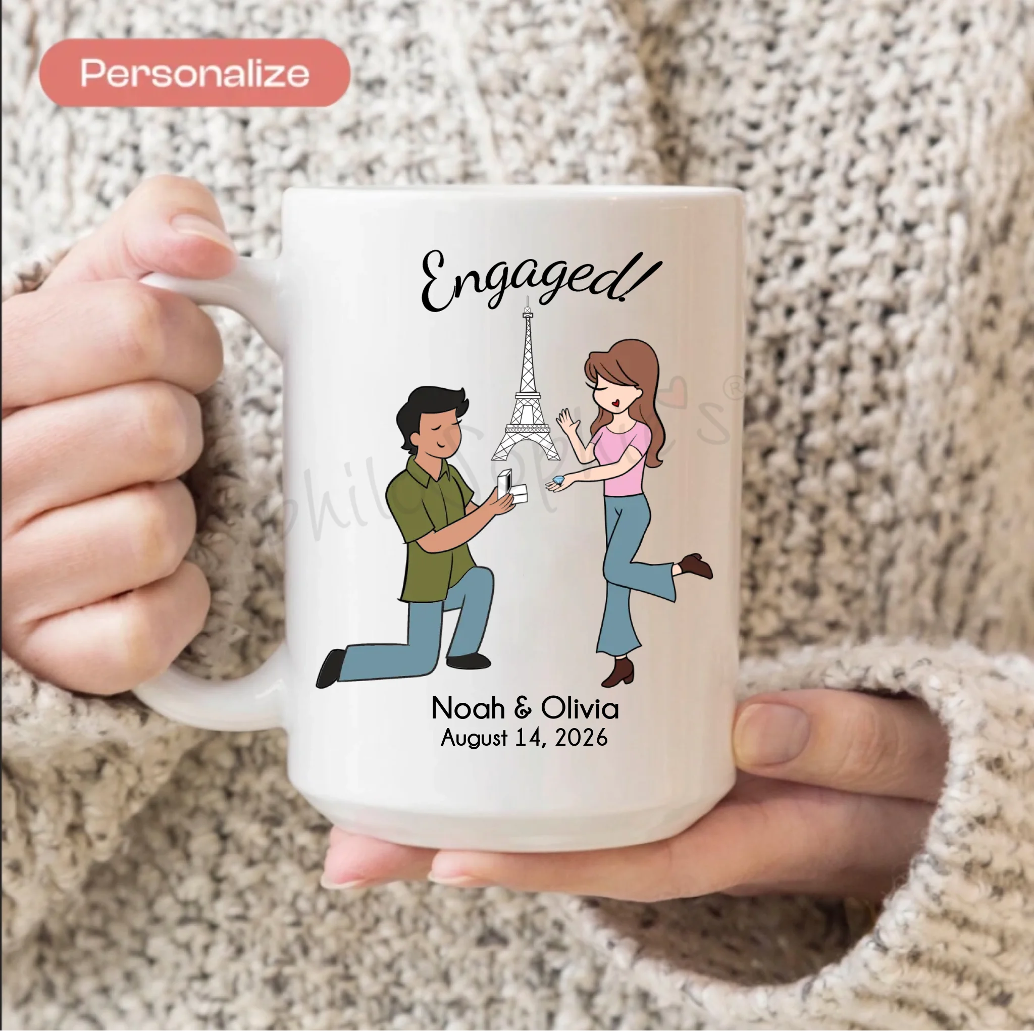 Ceramic Mug - Paris Engagement - philoSophie's®