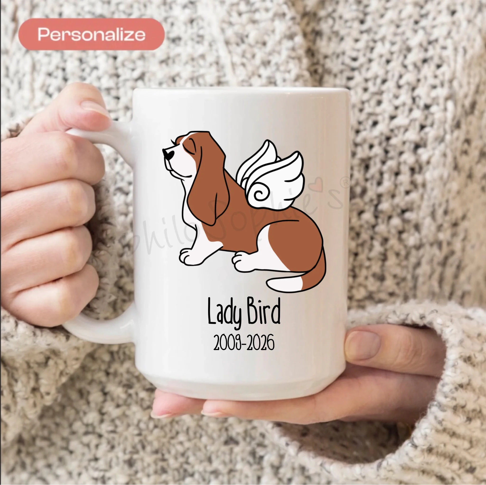 Ceramic Mug - Pet Memoriam, Dog, Cat Sympathy - philoSophie's®