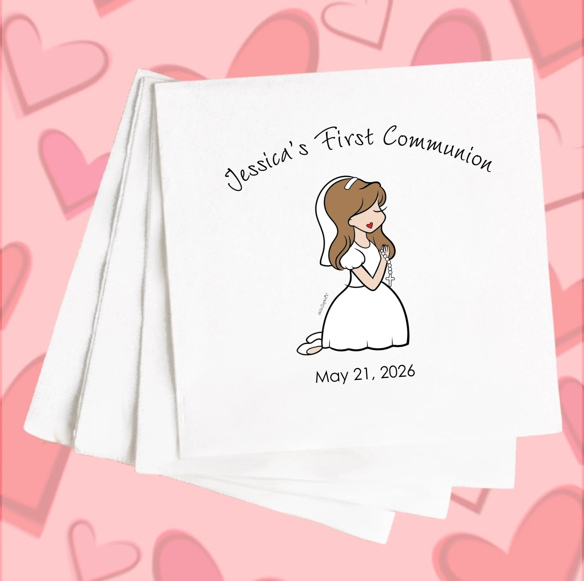 Personalized Napkins - First Communion