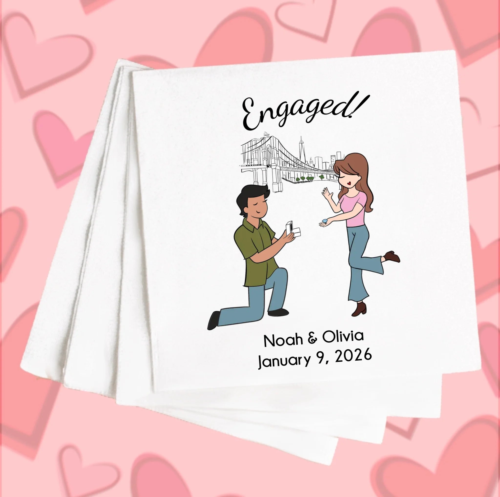Napkins - Engagement NYC