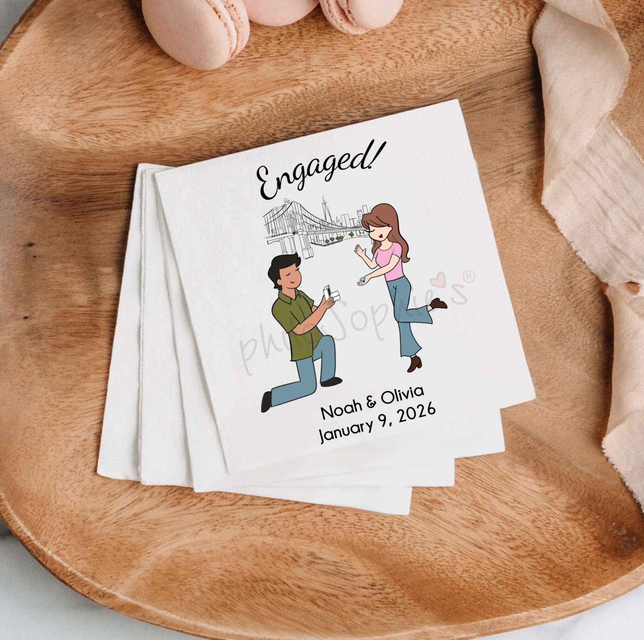 Napkins - Engagement NYC