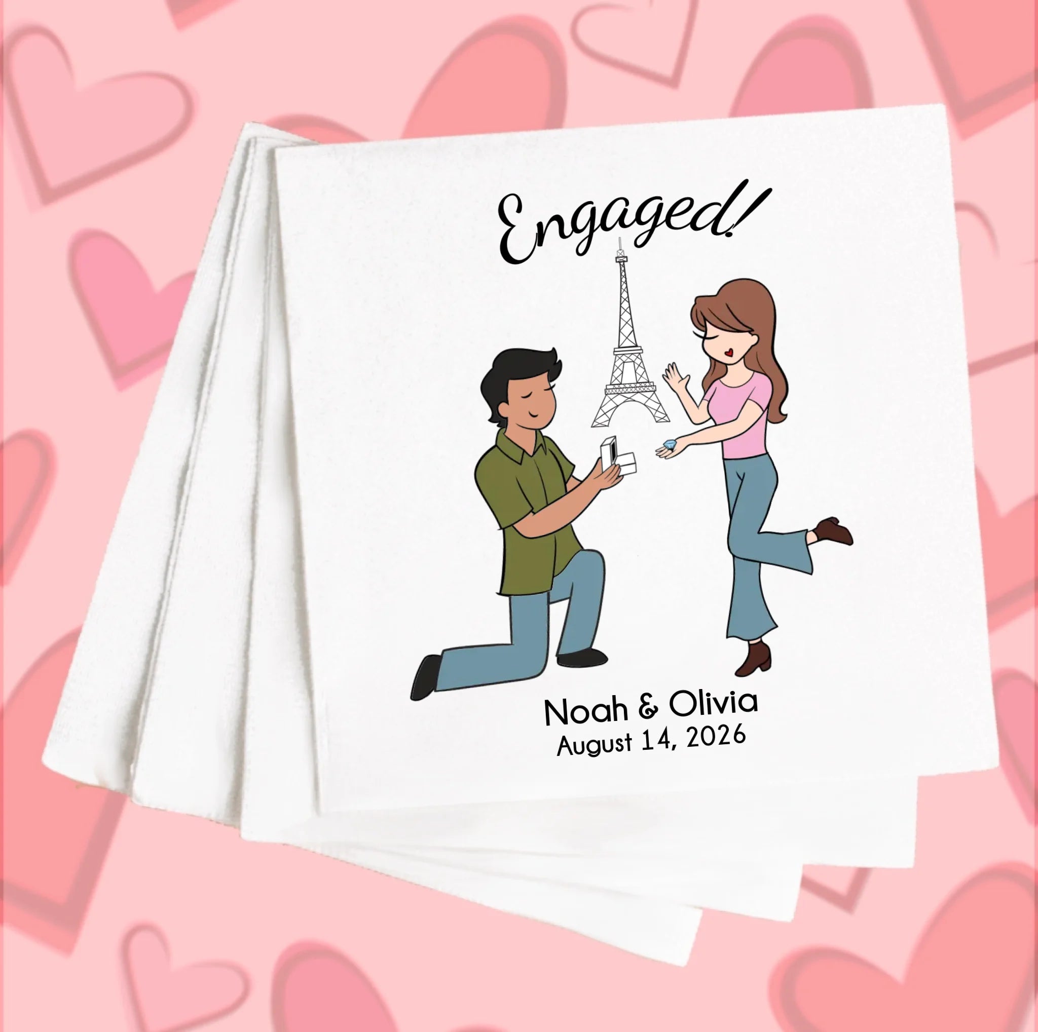 Napkins - Engagement Paris