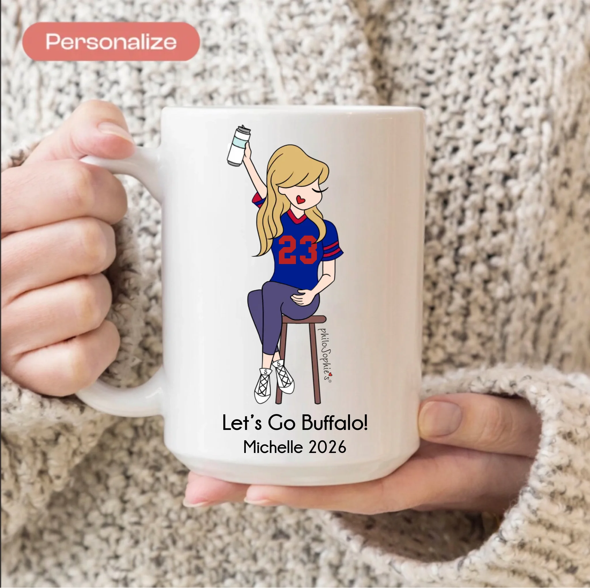 Gift Bundle -Fan Ceramic Mug and Ornament