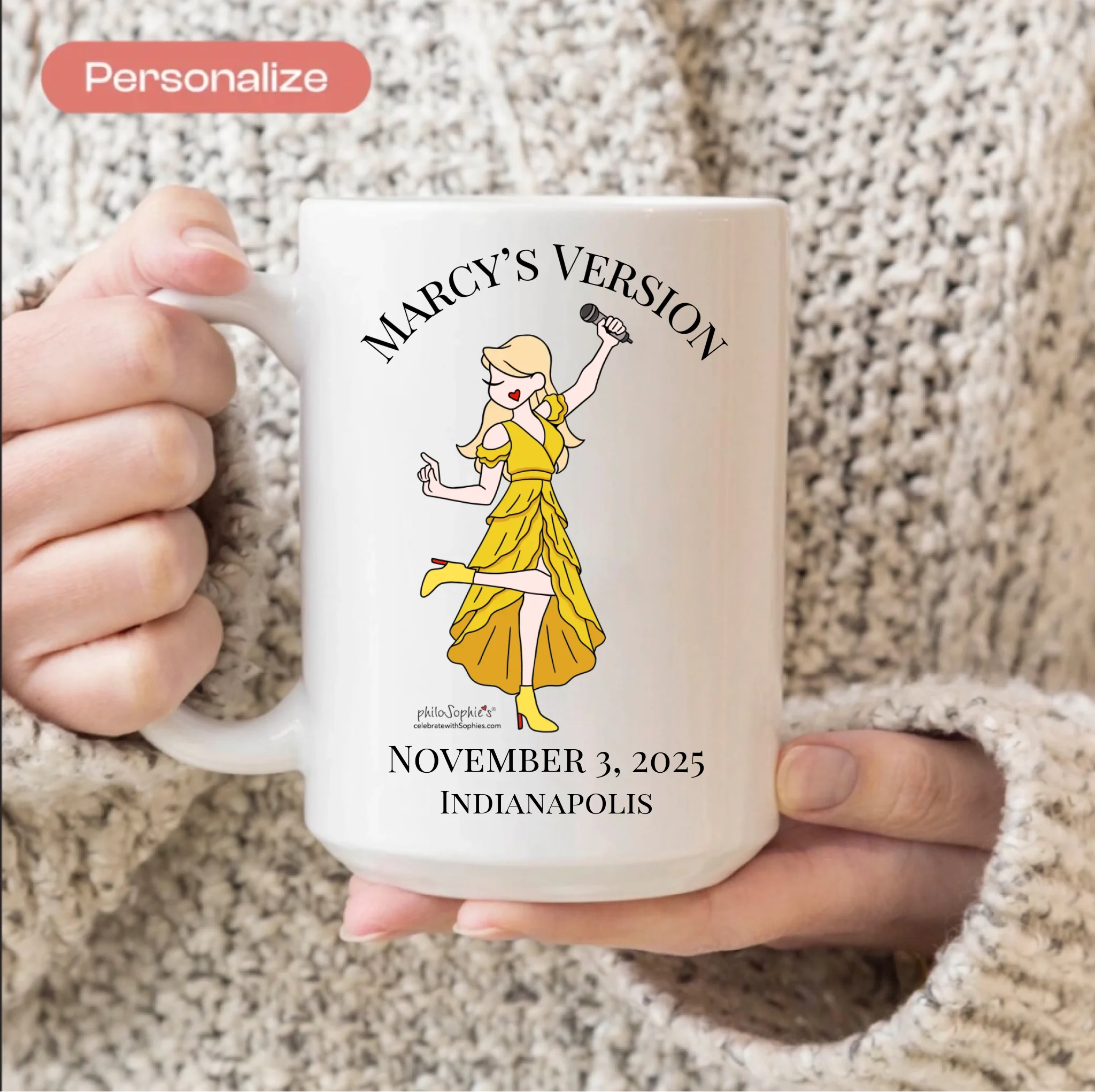 Gift Bundle - Eras Tour Ceramic Mug and Ornament