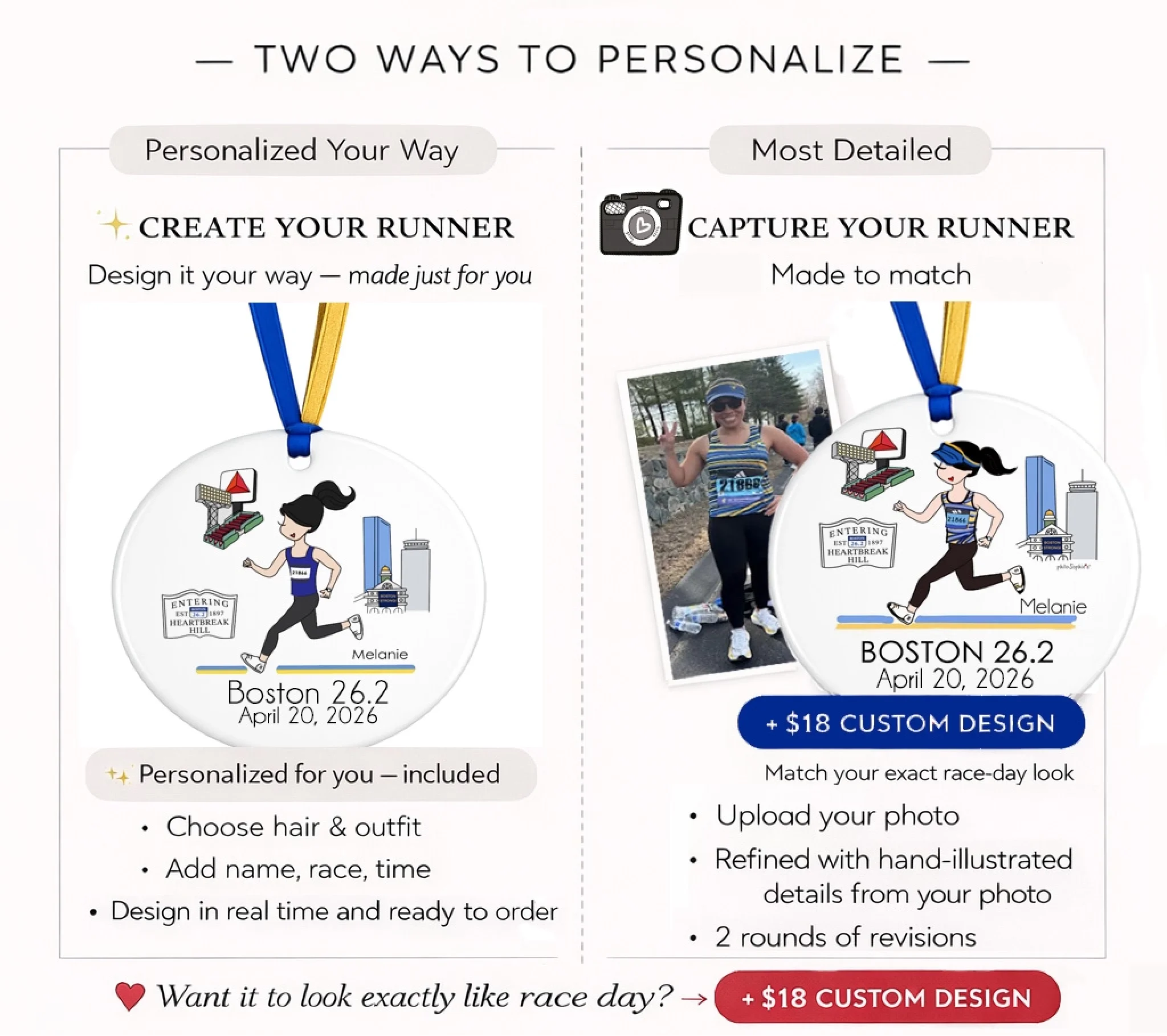 two ways to personalize