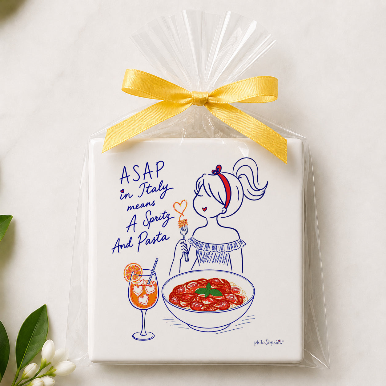 Little Joys of Italy: ASAP Ceramic Tile Coaster