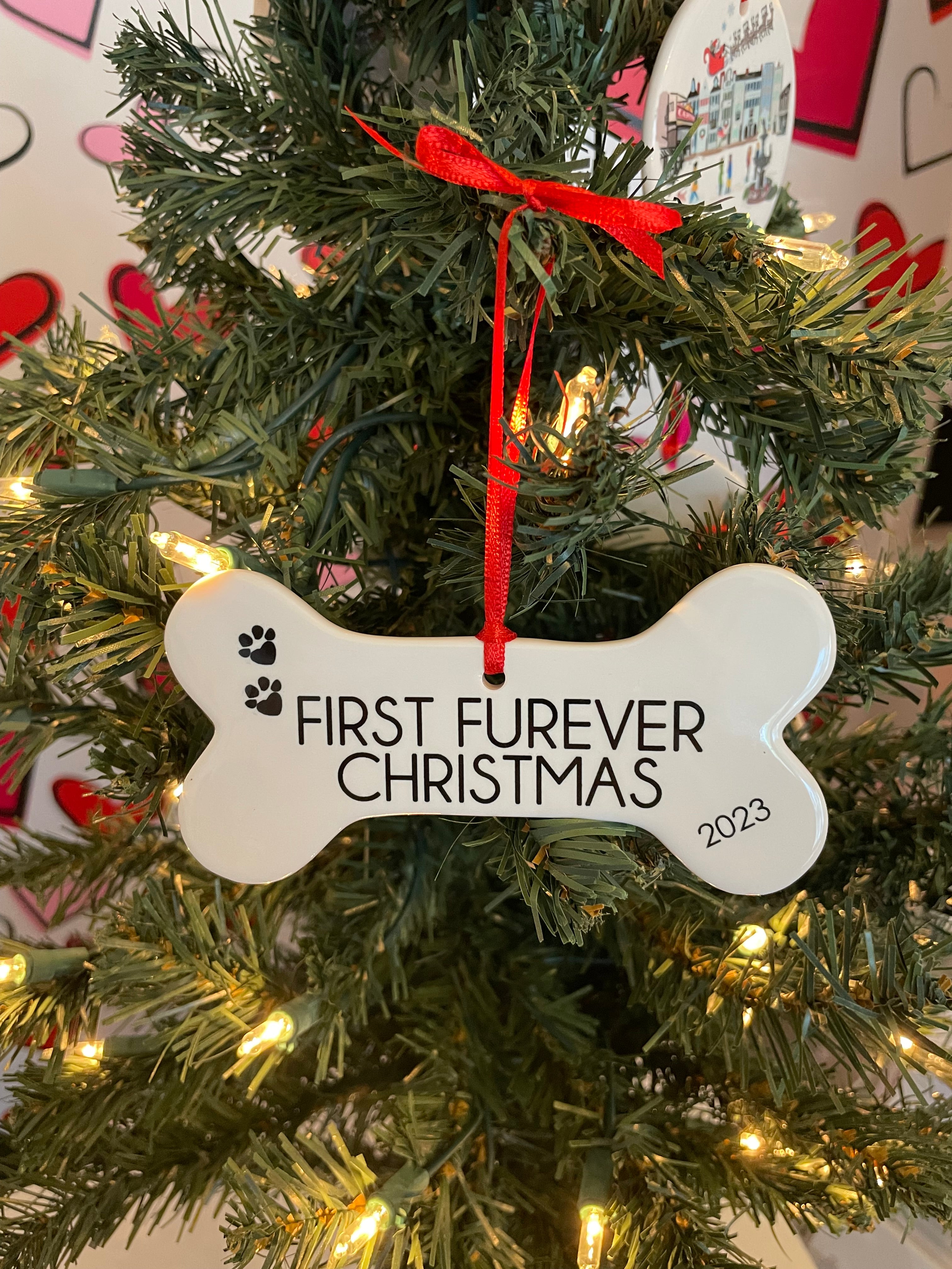 First Furever Christmas - Dog's First Christmas, 2023 Ornament