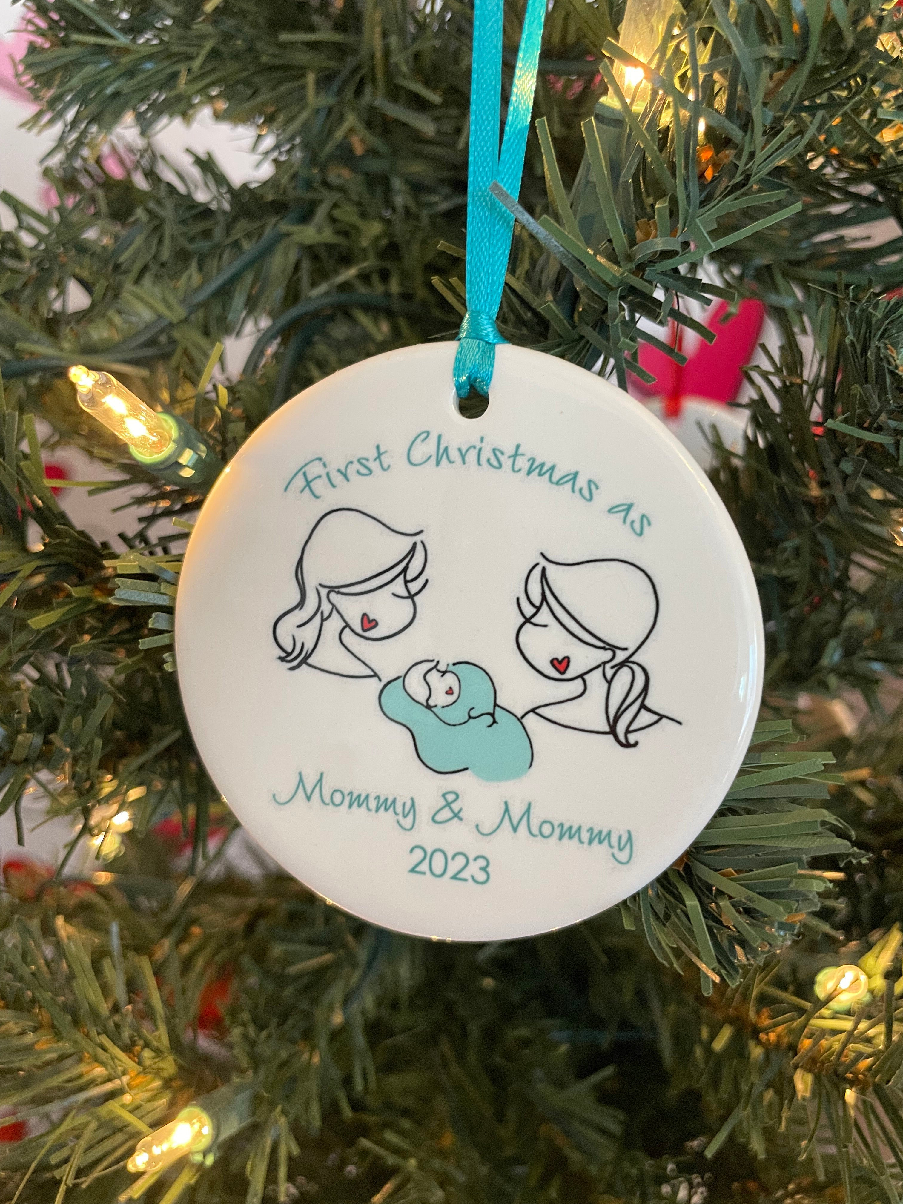First Christmas as Mommy and Mommy Ornament - 2023